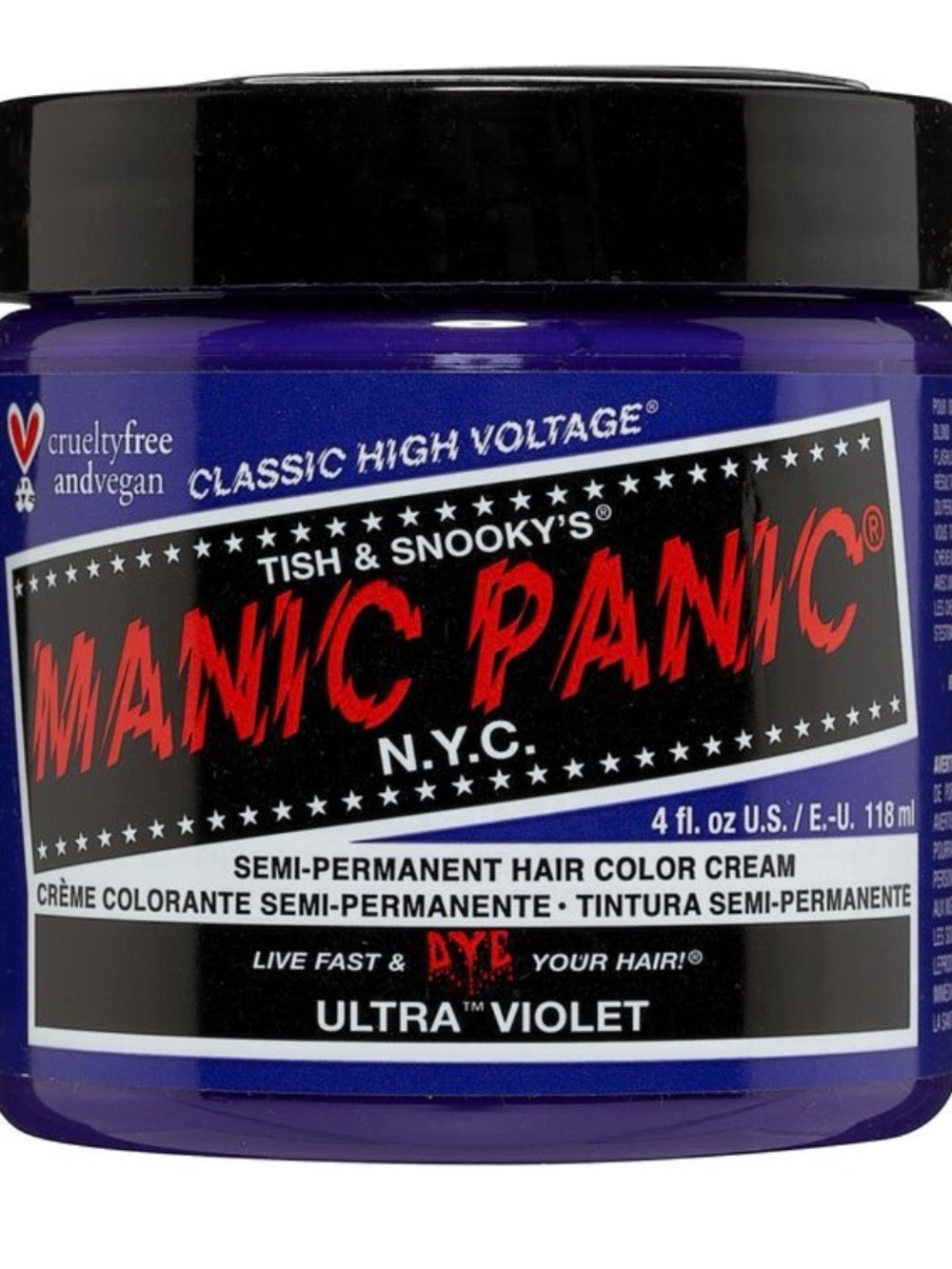 Manic Panic Ultra Violet Semi-Permanent Hair Color Cream - Ultra Violet